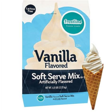 Vanilla Soft Serve Ice Cream Mix Lactose Gluten Free Mix 6 Lb Bag