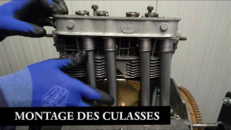 R Vision Du Moteur Montage Des Culasses Youtube