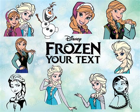 Personalised Frozen Svg Frozen Svg Frozen Cut File Frozen Etsy