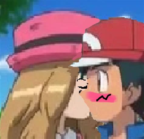 Ash And Serena kiss by Danny45Music on DeviantArt