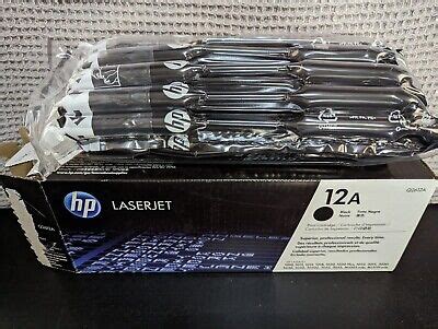 Genuine Oem Hp A Q A Laserjet Black Toner Print Cartridge