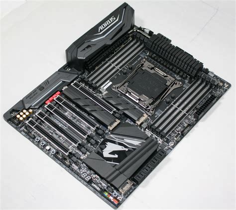 Visual Inspection It S An Rgb Disco The Gigabyte X299 Gaming 7 Pro Motherboard Reviewed