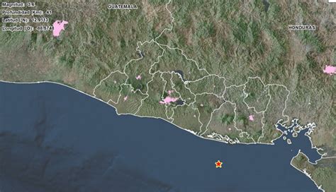 Sismo Sacudió El Territorio Salvadoreño La Madrugada Del Sábado