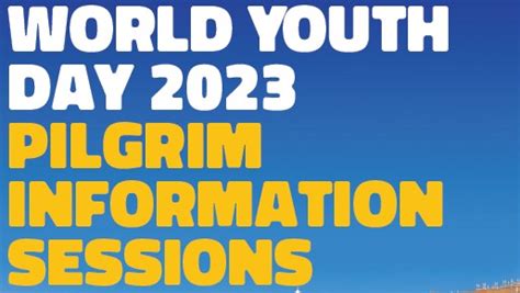 World Youth Day 2023 Information Night Catholic Diocese Of Broken Bay