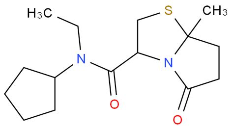 N Cyclopentyl N Ethyl 7a Methyl 5 Oxo 2 3 6 7 Tetrahydropyrrolo 2 1 B