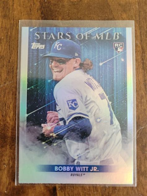 2022 Topps Update Stars Of MLB CHROME Rookie Bobby Witt Jr RC SMLBC 82