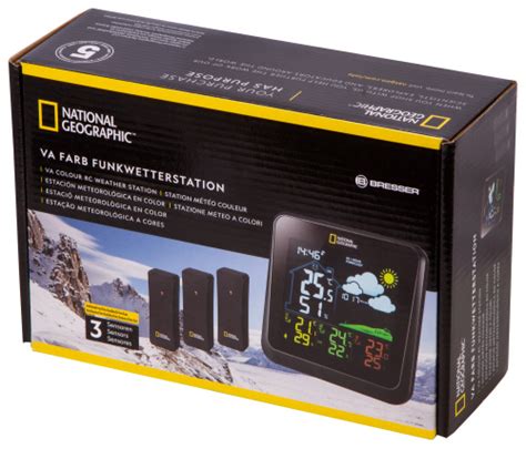 Bresser National Geographic VA Weather Station With Color Display And 3