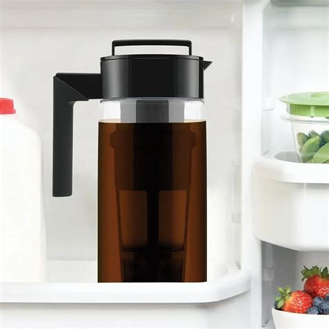 900ml Cold Brew Iced Coffee Maker Airtight Seal Silicone Handle Coffee