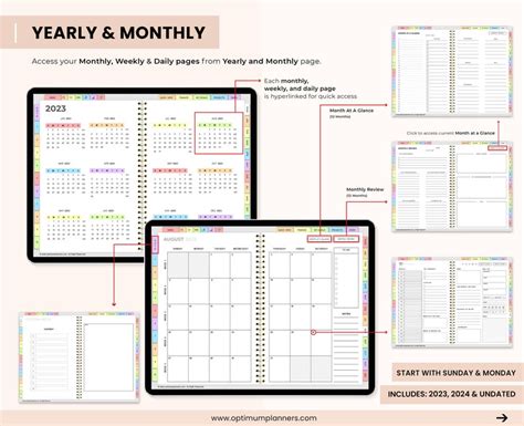 Digital Planner Goodnotes Planner Ipad Planner Notability Etsy