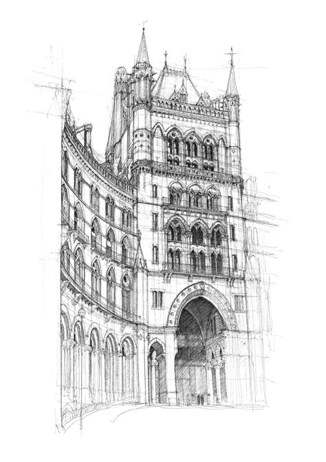 Prints Luke Adam Hawker Perspective Drawing Architecture