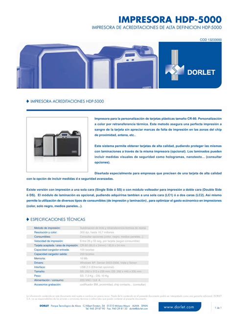 impresora hdp  dokumentips