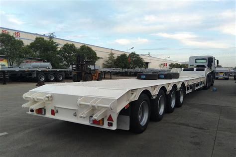 Lowbed Semi Trailer For Heavy Machine Transport Dtg Group