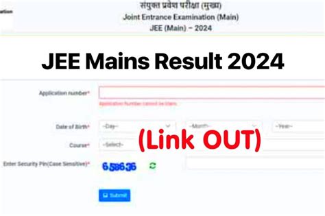 JEE Mains Result 2024 Session 1 Link OUT Check Result Cut Off