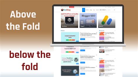 What is above the fold and Below the fold content? SEO 2022