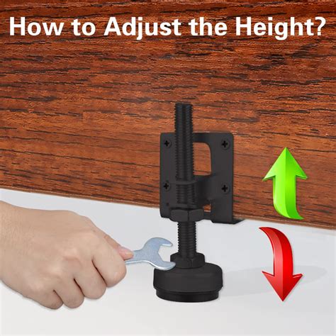 Snapklik Tahikem 4 Sets Heavy Duty Leveling Feet Black Furniture