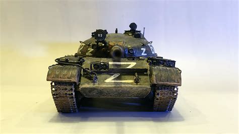 Т-62 Звезда 1/35. В бой идут старики | Пикабу