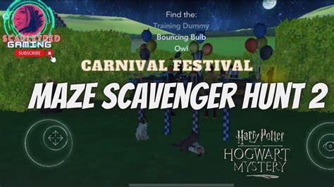 Harry Potter Hogwarts Mystery Maze Scavenger Hunt Carnival Festival