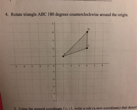 How To Rotate A Triangle 180 Degrees Clockwise