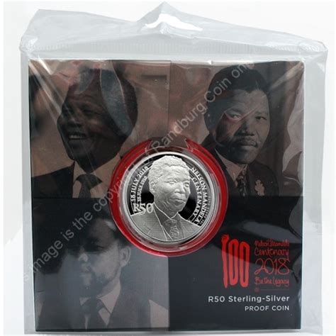 Other Mandela Coins 2018 Sterling Silver Proof R50 1oz Proof Coin