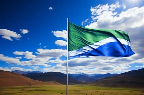 Premium Photo Lesotho Flag Photo