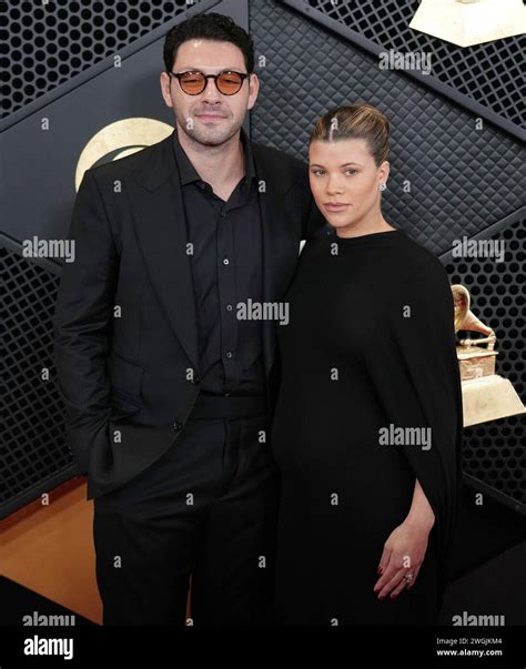 Los Angeles Usa 04th Feb 2024 L R Elliot Grainge And Sofia Richie