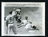 Frank Bolling Action Swinging Press Wire Photo Detroit Tigers Ebay