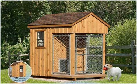 6 X 8 Single Dog Kennel Hometown Sheds