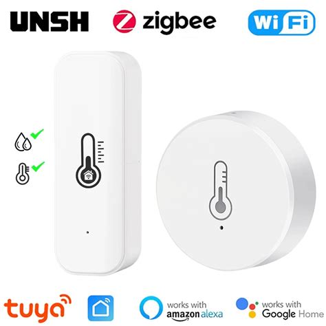 Tuya Smart Wifi Zigbee Temperature And Humidity Sensor Indoor