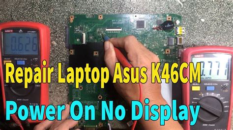 Repair Laptop Asus K Cm Power On No Display Youtube