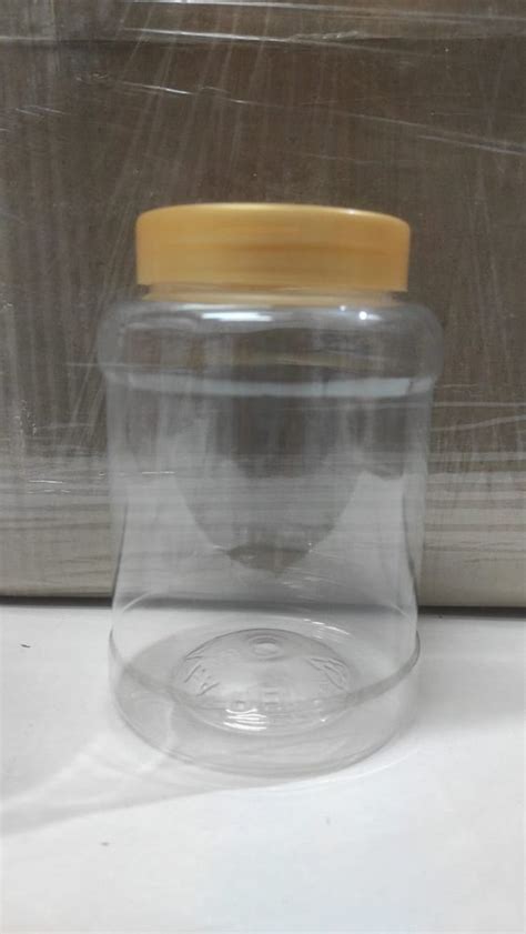 Transparent Mm Neck Gm Round Pet Jar For Multi Purpose At Rs