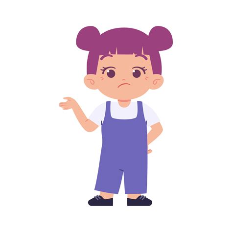 Confused little Kid 18980476 Vector Art at Vecteezy