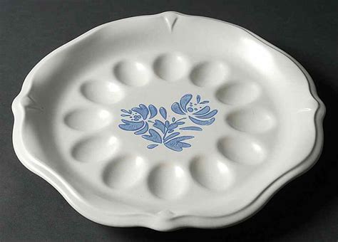 Yorktowne Deviled Egg Plate By Pfaltzgraff Replacements Ltd