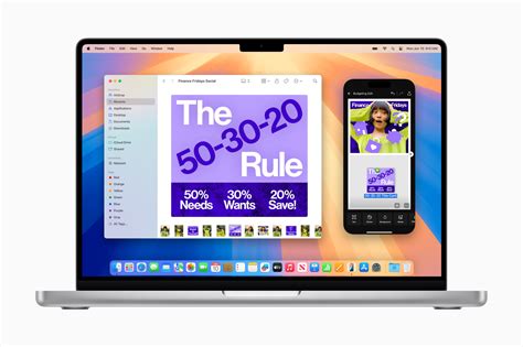 IOS 18 Beta 2 Mit Neuerungen IPhone Bildschirminhalt Auf Dem Mac