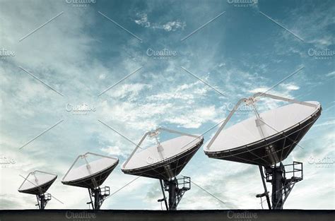 Satellite dishes featuring dish, outdoor, and broadcasting | Satellite dish, Technology photos ...