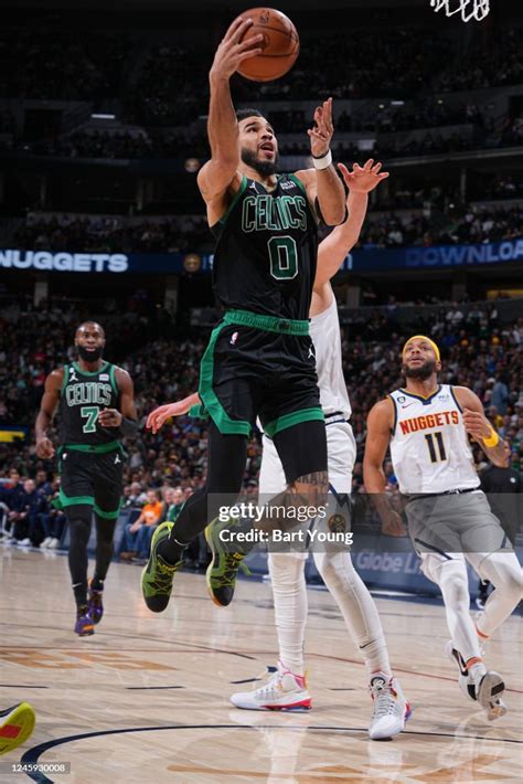 Jayson Tatum Of The Boston Celtics Drives To The Basket On January 1