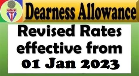 Revision Of Rates Of Dearness Allowance To Central Government Employees