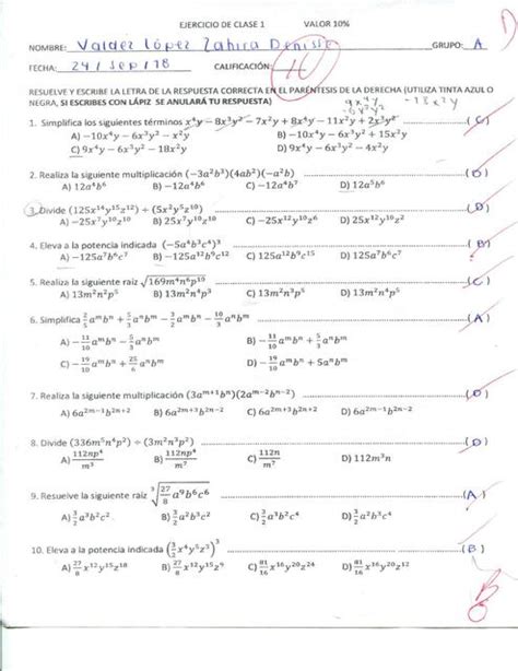 Actividad Simplificación de Términos Zahira Valdez uDocz