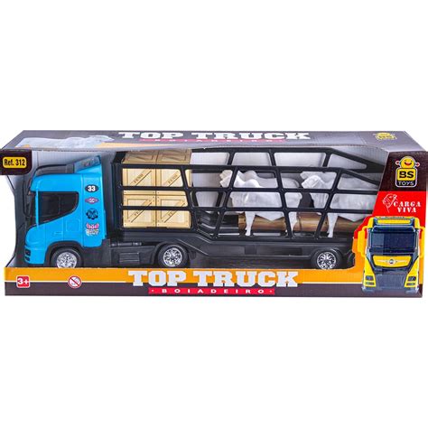 Caminhão De Boi De Brinquedo - Brinquedo Caminhao De Boi Boiadeiro Infantil 312 - Bs Toys | Shopee Brasil