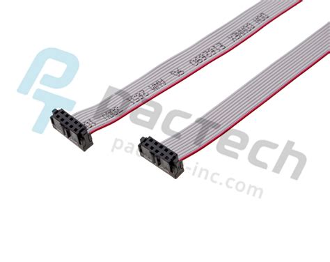 IDC 10P To 10P Flat Ribbon Cable Assembly Female Pactech Store