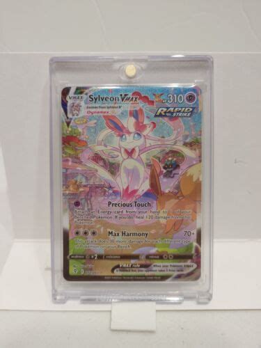 Pokemon Sylveon Vmax Evolving Skies Secret Rare Alt Alternate