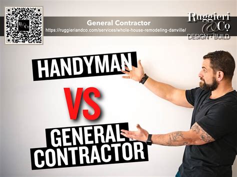 Difference Between A General Contractor And A Handyman