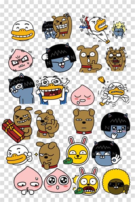 Emoticon Kakao Friends KakaoTalk Umbrella Line Friends Transparent