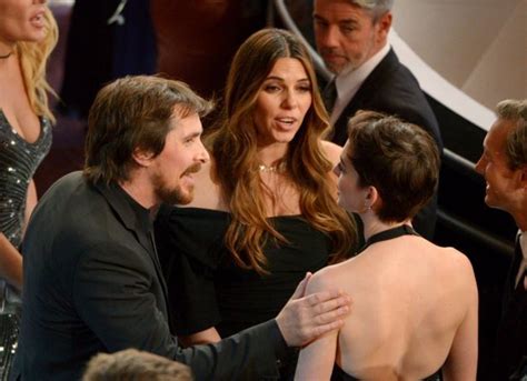 Christian Bale And His Wife With Anne Hathaway Christian Bale