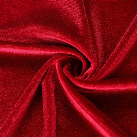 Stretchy Velvet Fabric By The Yard Stretch Fabrics Polyester Etsy