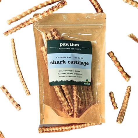 Shark Cartilage - 100% Natural Single Ingredient Dog Chews - Pawtion