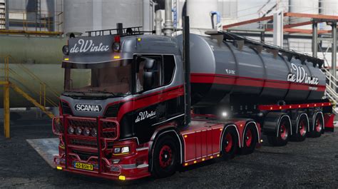 Scania R520 V8 De Winter Add On Materials GTA5 Mods