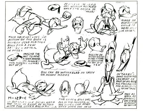 Donald Duck Model Sheet Printable Templates Free