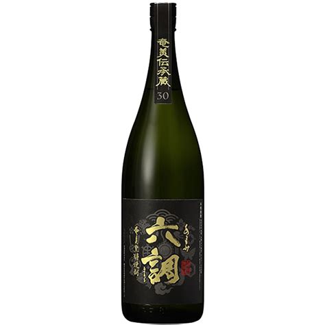 あまみ六調 黒ラベル 30° 1800ml 黒糖焼酎 鹿児島の焼酎専門店 焼酎維新館