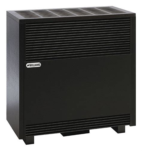 WILLIAMS COMFORT PRODUCTS Free-Standing Vented Gas Floor Heater, Propane, 32 7/8 in x 34 in x 19 ...