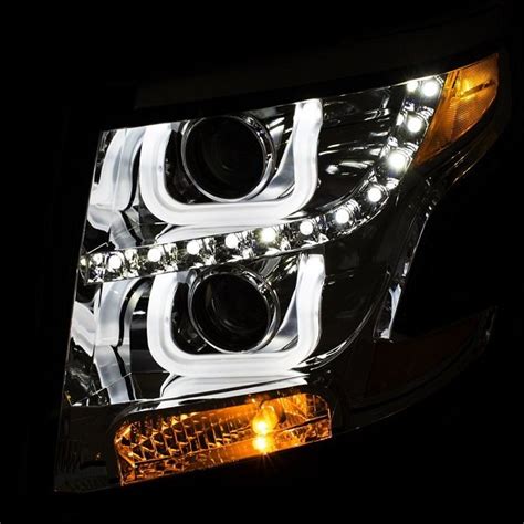 Custom Anzo LED U Bar Projector Headlights For Tahoe GM Inside News Forum